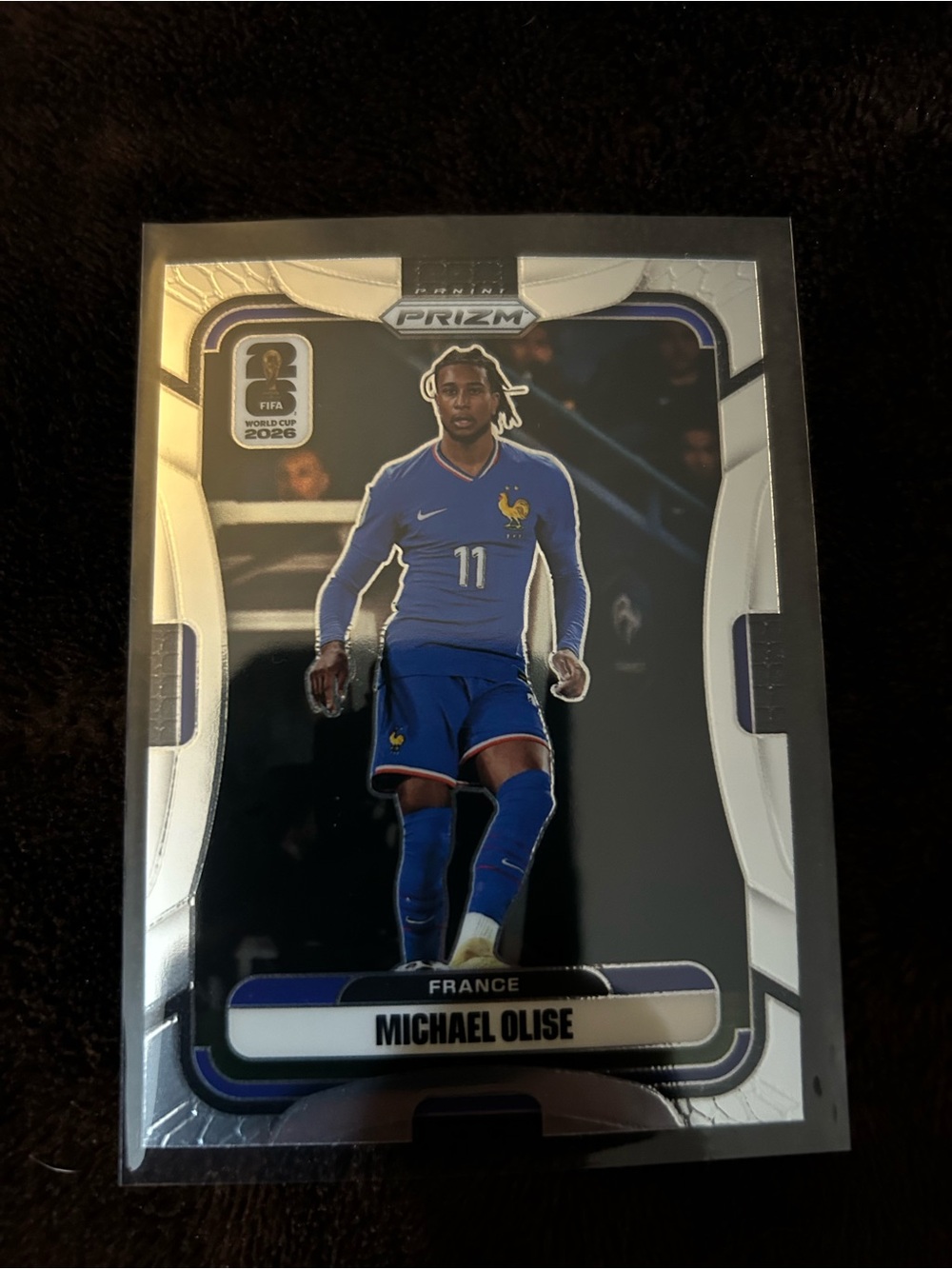 Panini Prizm Michael Olise Blue France Soccer Card